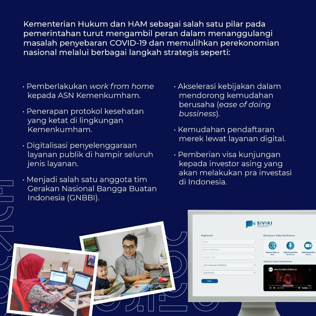 PERAN KUMENKUMHAM DALAM MENGAKSELERASI INDONESIA SEHAT DAN PEMULIHAN EKONOMI NASIONAL